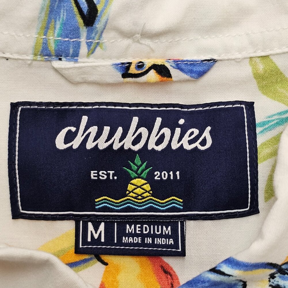 Chubbies Short Sleeve Regular Fit Button Down M - image 4